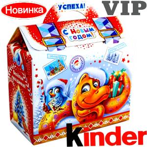 Сладкий подарок на Новый Год в жестяной упаковке весом 1200 грамм по цене 1762 руб в Колпино