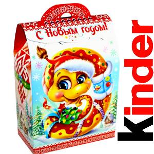 Детский подарок на Новый Год в жестяной упаковке весом 430 грамм по цене 1657 руб в Колпино